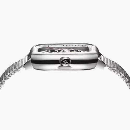 GJR Square Skeleton - Silver Steel