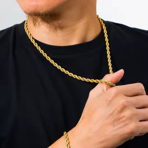 Rope Chain (Gold) 6mm