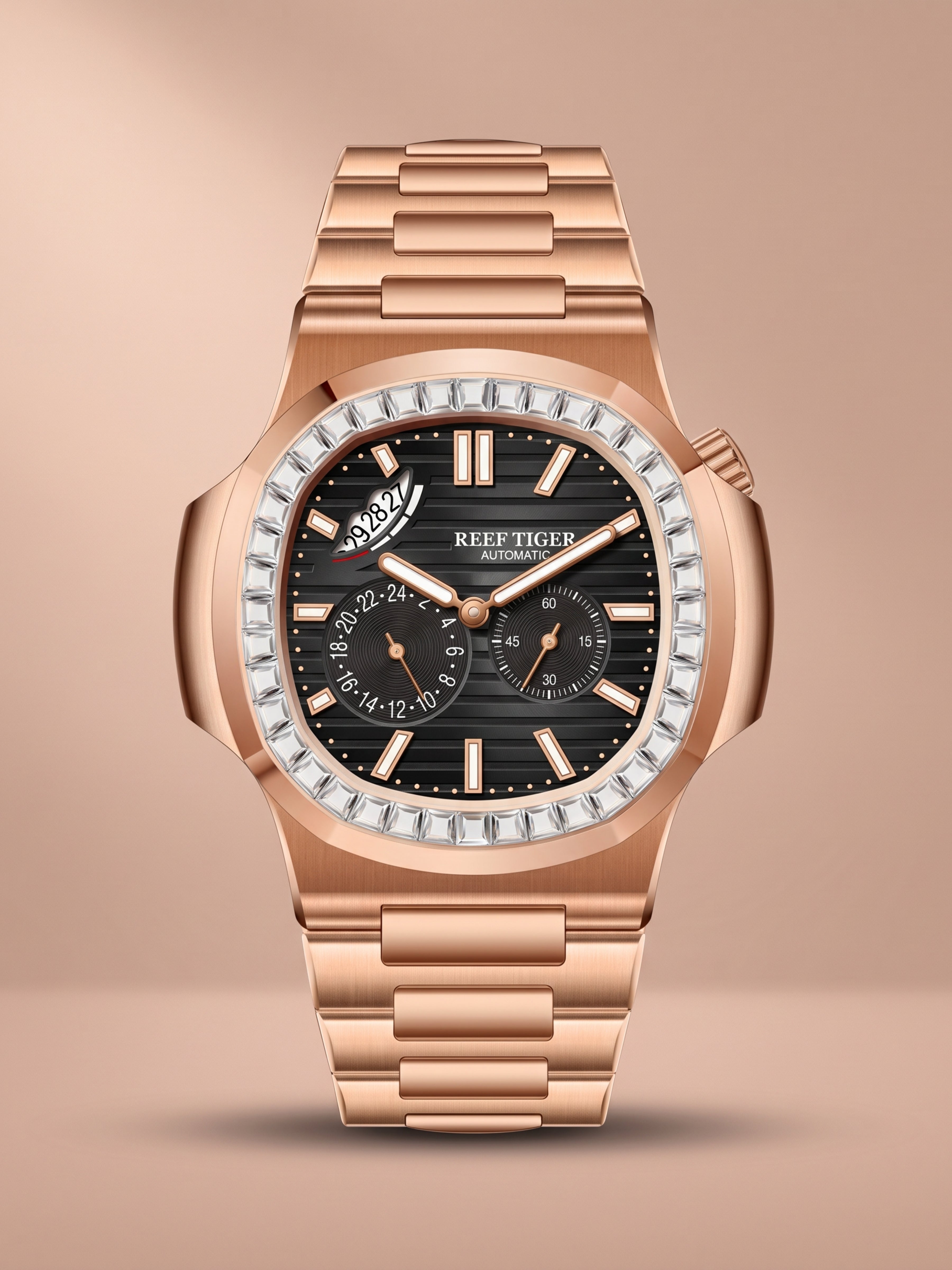 GJR Nautic Baguette – Rose Onyx
