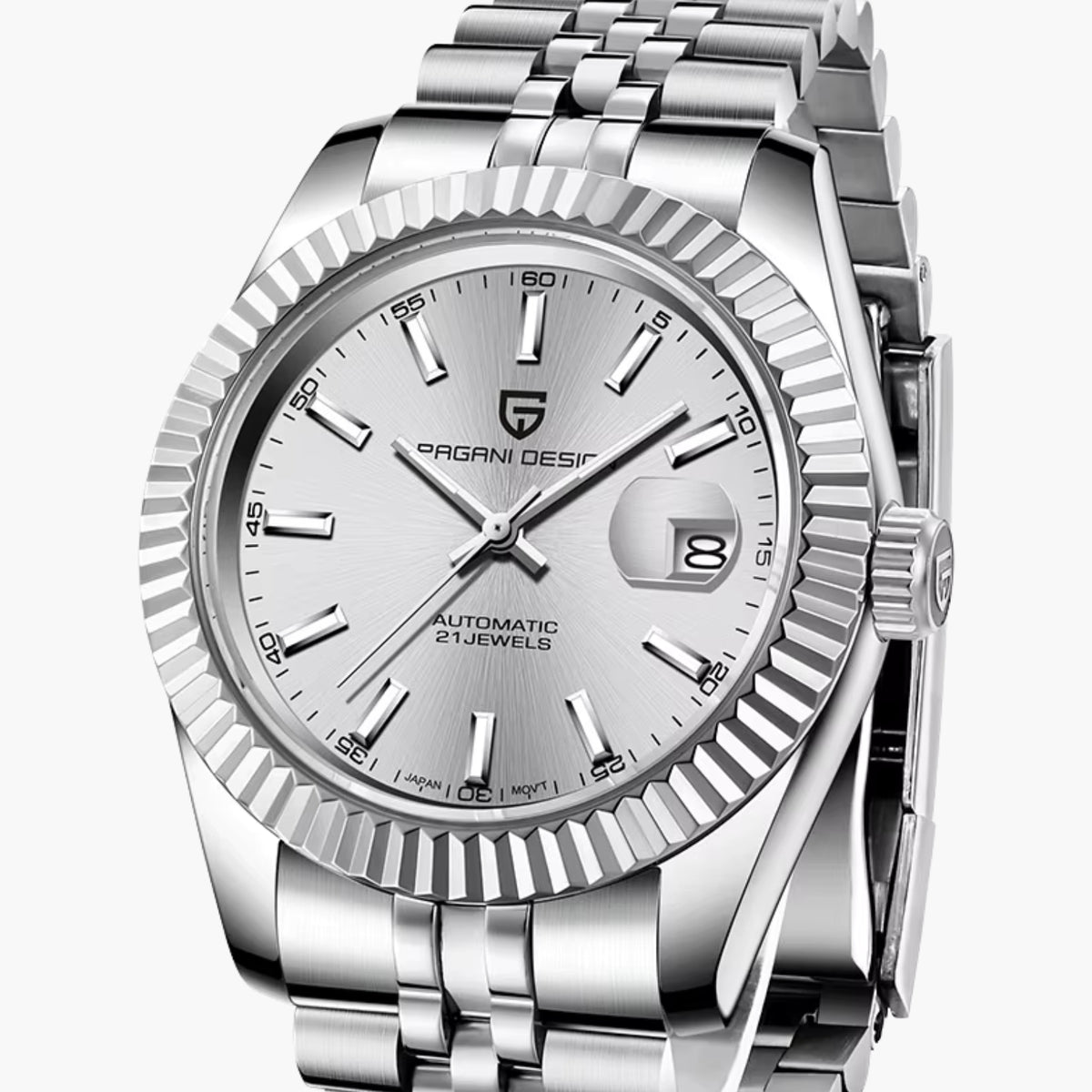 GJR Elegance Date Silver