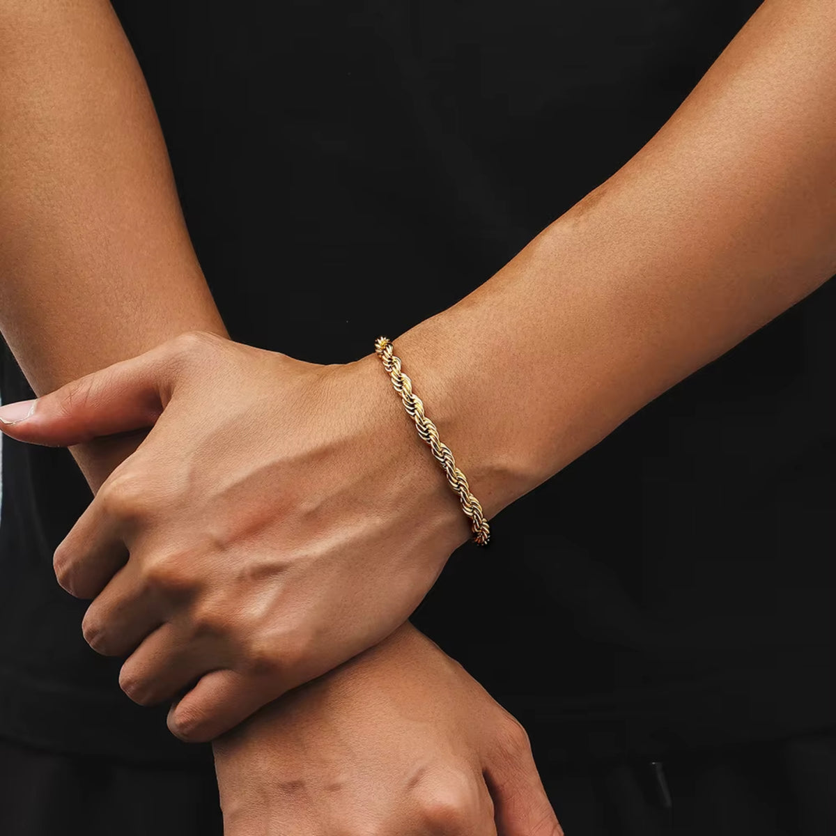 Rope Bracelet (Gold) 6mm