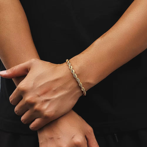 Rope Bracelet (Gold) 6mm