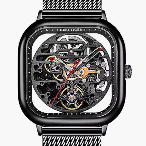 GJR Square Skeleton - Obsidian Black