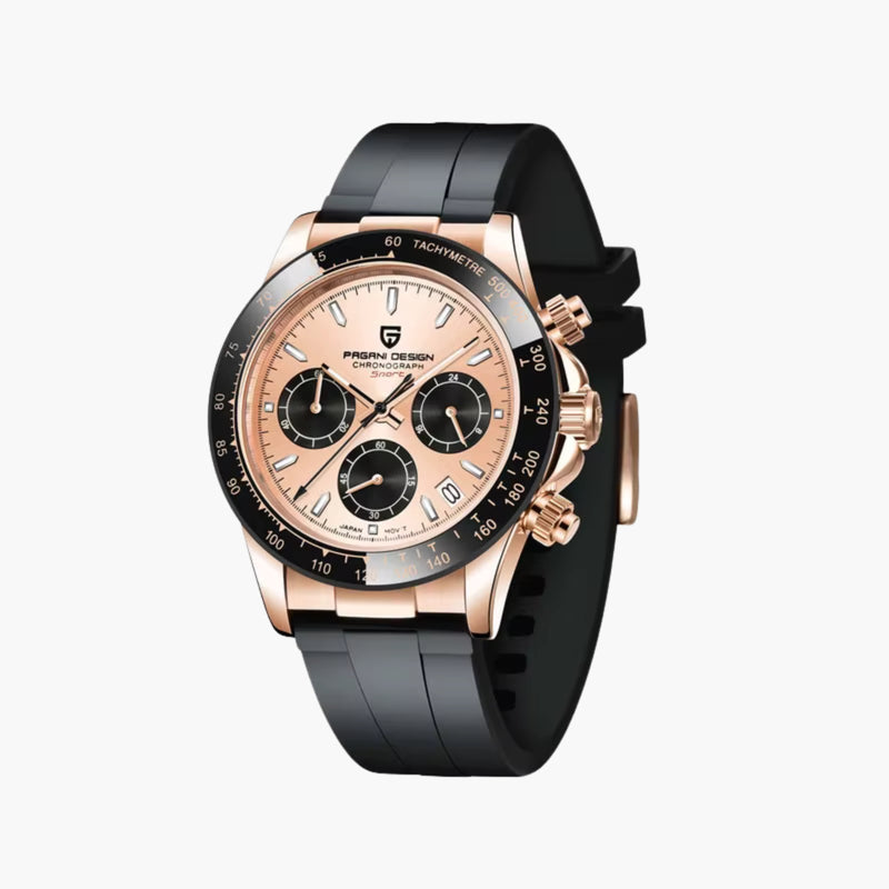 GJR OdyxFlex Chronograph - Champagne Gold